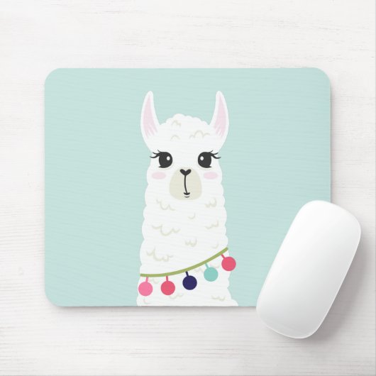 Niedlich Alpaca Mousepad (Mit Mouse)