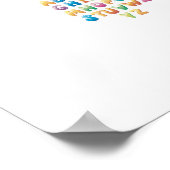 Niedlich Alphabet Poster (Ecke)