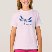 Niedlich als Bug Blue Dragonfly T-Shirt (Vorderseite)