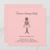 Niedlich als Bug ・ Ethnischer Engel Einladung (Vorne/Hinten)