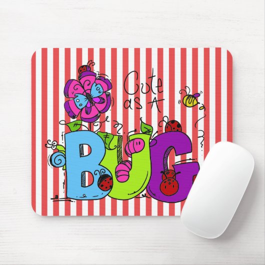 Niedlich als Bug Mousepad (Mit Mouse)