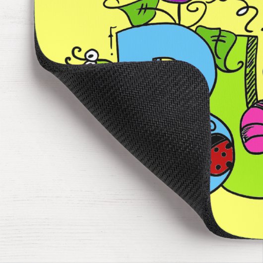 Niedlich als Bug Mousepad (Ecke)