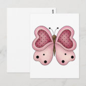 Niedlich als Bug Postkarte (Vorne/Hinten)