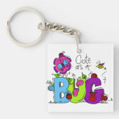 Niedlich als Bug Schlüsselanhänger (Vorderseite)