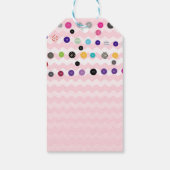 Niedlich als Button Baby Shooter-Geschenkmarke Geschenkanhänger (Rückseite)