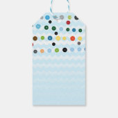 Niedlich als Button Baby Shooter-Geschenkmarke Geschenkanhänger (Rückseite)