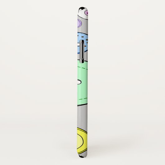 Niedlich als Button Case-Mate iPhone Hülle (Hinten/Rechts)