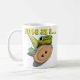 Niedlich als Button — GECKO Kaffeetasse