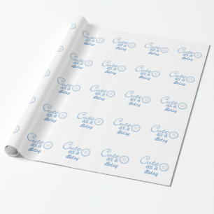 Niedlich als Button Geschenkpapier