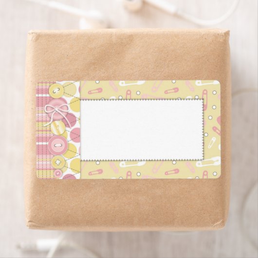 Niedlich als Button-Girl-Name-Tag (Insitu)