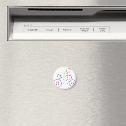 Niedlich als Button Magnet (In Situ (Geschirrspüler))
