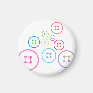 Niedlich als Button Magnet