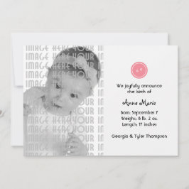 Niedlich als Button (rosa) Ankündigung