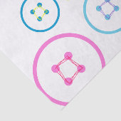 Niedlich als Button Seidenpapier (Ausschnitt)