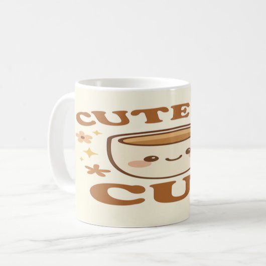Niedlich als Cup Kaffeetasse (Vorderseite Links)