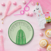 Niedlich als Gurke Funny Cutecumber Pappteller (Party)