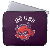 Niedlich als Hell Devil Laptopschutzhülle (Vorderseite)