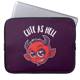 Niedlich als Hell Devil Laptopschutzhülle