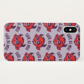 Niedlich als Hell Devil mit dunklem Text Case-Mate iPhone Hülle (Rückseite (Horizontal))