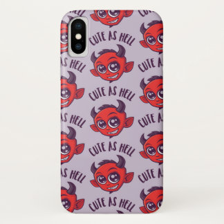 Niedlich als Hell Devil mit dunklem Text Case-Mate iPhone Hülle