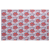 Niedlich als Hell Devil mit dunklem Text Stoff (Fat Quarter (45,7 x 55,9 cm))