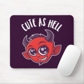 Niedlich als Hell Devil Mousepad (Mit Mouse)