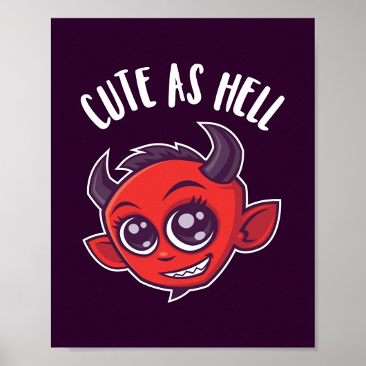 Niedlich als Hell Devil Poster (Vorne)