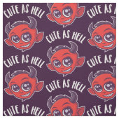 Niedlich als Hell Devil Stoff (Muster)