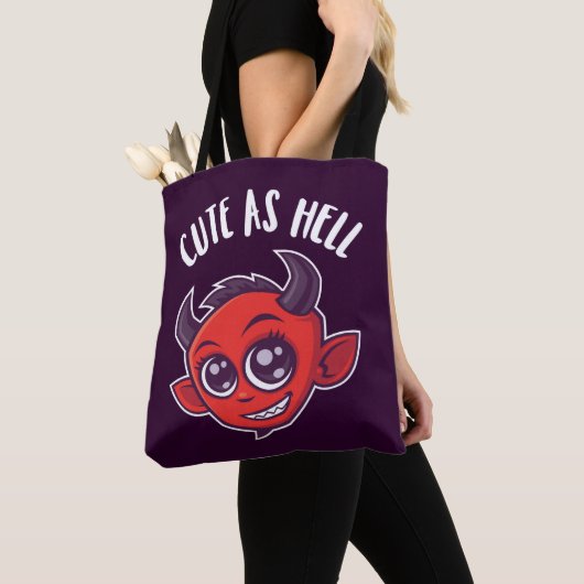 Niedlich als Hell Devil Tasche (Von Nahem)