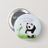 Niedlich als Knopf Button (Vorne & Hinten)