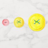 Niedlich als Knopf Kind Party Konfetti (Vorderseiten)