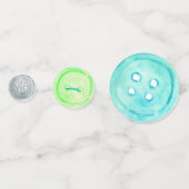 Niedlich als Knopf Kind Party Konfetti (Rückseiten)