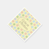 Niedlich als Knopf Serviette (Ecke)