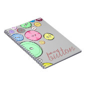 Niedlich als knopffarbige digitale Illustration Notizblock (Rechte Seite)