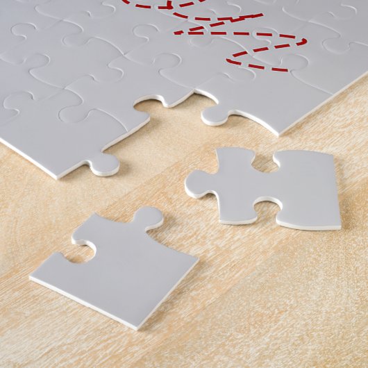 Niedlich als knopffarbige digitale Illustration Puzzle (Seite)