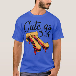 Niedlich als Pi Pizza Funny Mathletics Geburtstag T-Shirt