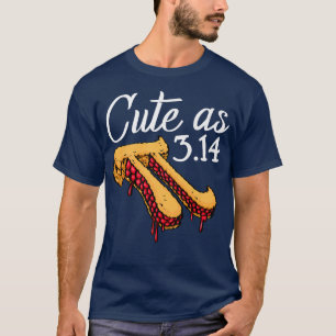 Niedlich als Pi Pizza Funny Mathletics Geburtstag  T-Shirt
