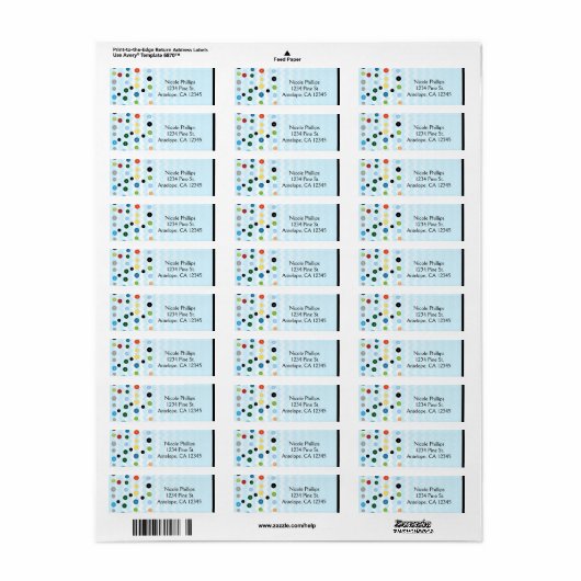 Niedlich als Tastendusche-Einladungs-Adresslisten (Vorne)