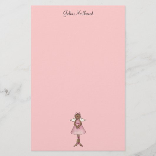 Niedlich als Wanze · Ethnischer Engel Briefpapier (Vorderseite)