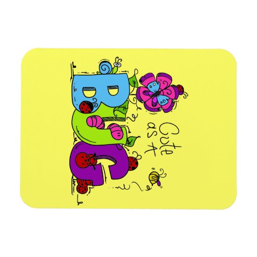 Niedlich als Wanze Magnet (Horizontal)