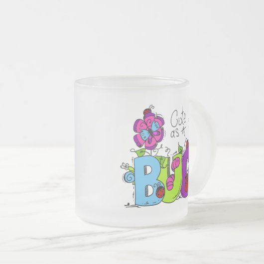 Niedlich als Wanze Mattglastasse (VorderseiteRechts)