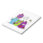 Niedlich als Wanze Notizblock (Rotiert)