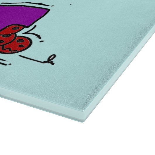 Niedlich als Wanze Schneidebrett (Ecke)