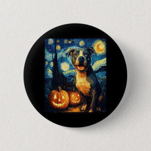 Niedlich American Staffordshire Terrier Dog Hallow Button