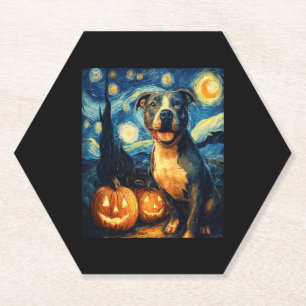 Niedlich American Staffordshire Terrier Dog Hallow Untersetzer