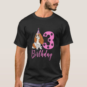Niedlich American Water Spaniel Hund 3. Geburtstag T-Shirt