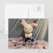 Niedlich Amigurumi Bunny Rabbit Postkarte (Vorne/Hinten)