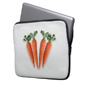 Niedlich Amigurumi Minimalistisch Crochet Carrots  Laptopschutzhülle (Vorderseite Links)