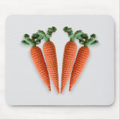 Niedlich Amigurumi Minimalistisch Crochet Carrots Mousepad (Vorne)