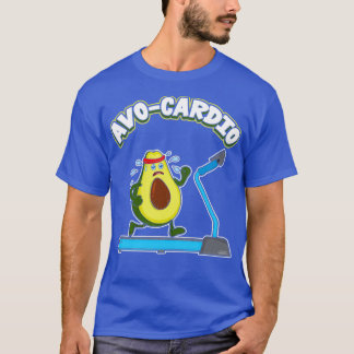 Niedlich Amp Funny AvoCardio Avocado Cardio Pun Gy T-Shirt
